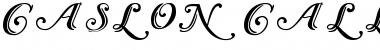 Download Caslon Calligraphic Initials Font