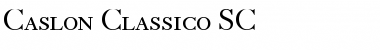 Download Caslon Classico SC Regular Font
