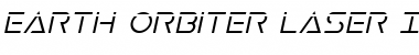 Download Earth Orbiter Laser Italic Italic Font
