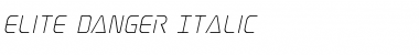 Download Elite Danger Italic Font