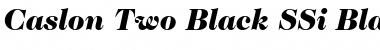 Download Caslon Two Black SSi Black Italic Font