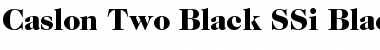 Download Caslon Two Black SSi Black Font