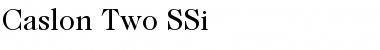 Download Caslon Two SSi Regular Font