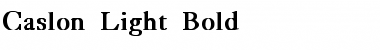 Download Caslon-Light Bold Bold Font