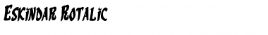 Download Eskindar Rotalic Font