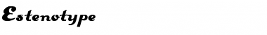 Download Estenotype Font