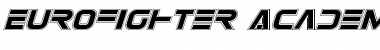 Download Eurofighter Academy Italic Font