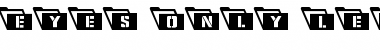 Download Eyes Only Leftalic Font
