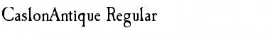Download CaslonAntique Regular Font