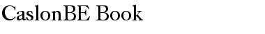 Download CaslonBE-Book Book Font