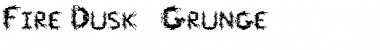 Download Fire Dusk - Grunge Regular Font