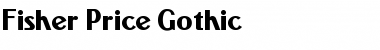 Download Fisher-Price Gothic Regular Font