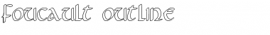 Download Foucault Outline Regular Font