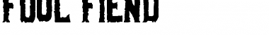 Download Foul Fiend Regular Font