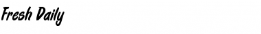 Download Fresh Daily - Demo Font