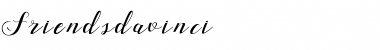 Download Friends da vinci Font