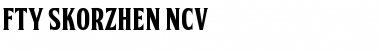 Download FTY SKORZHEN NCV Font