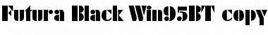 Download FuturaBlack Win95BT Font