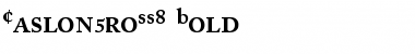 Download CaslonProSSK Bold Font