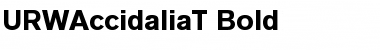 Download URWAccidaliaT Bold Font