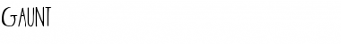 Download Gaunt Font