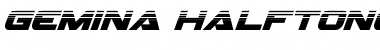 Download Gemina Halftone Italic Font