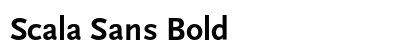 Scala Sans Bold Font Scala Sans Bold Font Preview