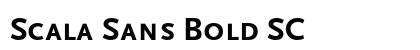 Scala Sans Bold SC Font Scala Sans Bold SC Font Preview