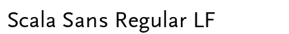 Scala Sans Regular LF Font Scala Sans Regular LF Font Preview