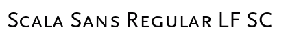 Scala Sans Regular LF SC Font Scala Sans Regular LF SC Font Preview