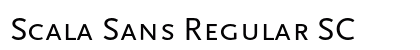 Scala Sans Regular SC Font Scala Sans Regular SC Font Preview