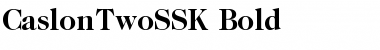 Download CaslonTwoSSK Bold Font