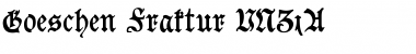 Download Goeschen Fraktur UNZ1A Font