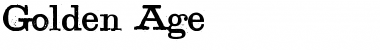 Download Golden Age Font