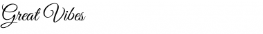 Download Great Vibes Font