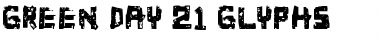 Download Green_Day_21_Glyphs Font