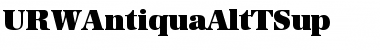 Download URWAntiquaAltTSup Regular Font