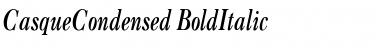 Download CasqueCondensed BoldItalic Font