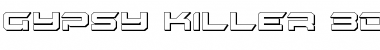 Download Gypsy Killer 3D Font
