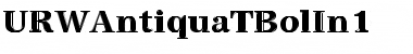 Download URWAntiquaTBolIn1 Regular Font
