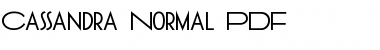 Download Cassandra Normal Regular Font