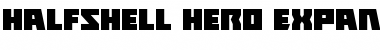 Download Halfshell Hero Expanded Expanded Font