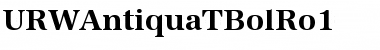 Download URWAntiquaTBolRo1 Regular Font