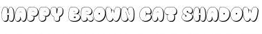 Download Happy brown cat shadow Font Download Happy brown cat shadow Font