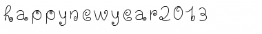Download happynewyear2013 Font Download happynewyear2013 Font