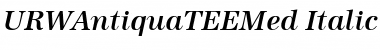 Download URWAntiquaTEEMed Font