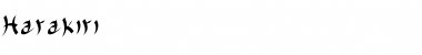 Download Harakiri Font Download Harakiri Font