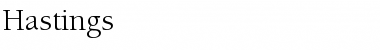 Download Hastings Font