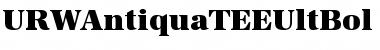 Download URWAntiquaTEEUltBol Regular Font