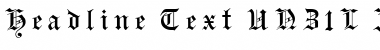 Download Headline Text UNZ1L Font Download Headline Text UNZ1L Font